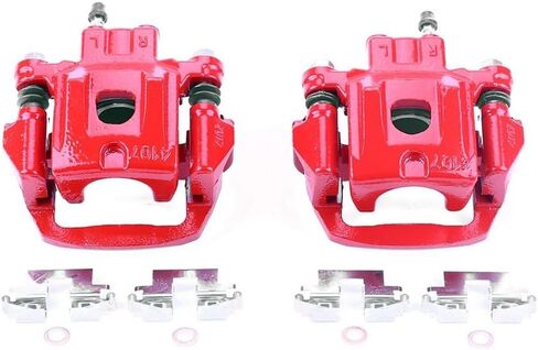 Power Stop S2782 زوج الفرجار المغلفة للمسحوق الخلفي لـ Lexus RX330 2004-2006 ، لكزس RX350 2007-2009 ، لكزس RX400H 2006-2008 ، تويوتا هايلاندر 2006-2007 [نموذج محدد] in Saudi Arabia