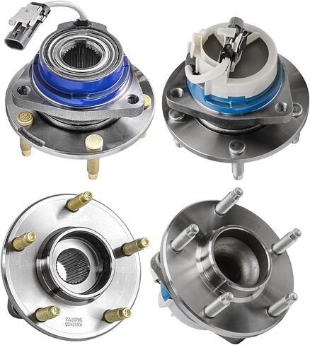 Detroit Axle-4pc Wheel Bearing Hubs for 1997-2008 Chevy Corvette ، 2004-2008 Cadillac XLR ، Replacement 2005 2006 2007 Front and Grid in Saudi Arabia