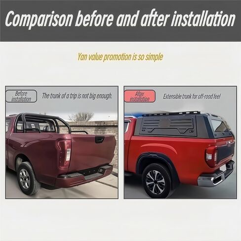 4x4 شاحنة مظلة Hardtop Hardtop المتوافقة مع Toyota Hilux Pickup Double Cab Steel Pickup Truck in Saudi Arabia
