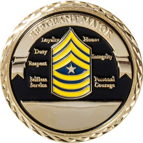 United States Army Sergeant First Class Non-Commissioned Officer Rank Challenge Coin in Kuwait