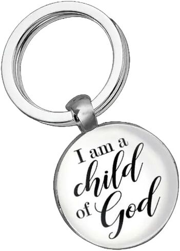 Christian Keychain, I Am A Child of God, Spiritual Religious Gift Accessory in Saudi Arabia