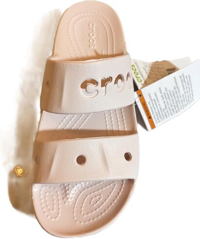 Crocs Womens Baya Platform Glitter Sandal WHI Sandal, White, Women US 7, (5UK) in Saudi Arabia