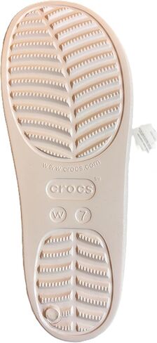 Crocs Womens Baya Platform Glitter Sandal WHI Sandal, White, Women US 7, (5UK) in Saudi Arabia