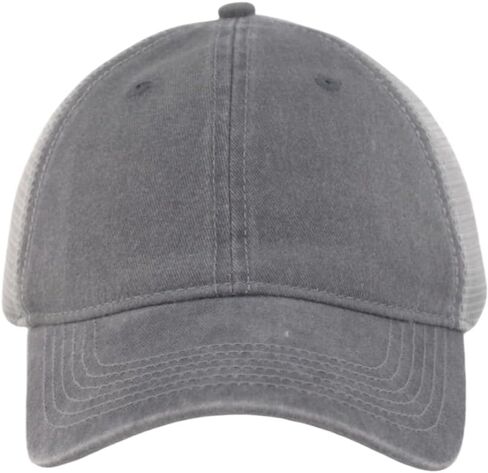 Vintage Distressed Soft Trucker Hat – M/L/XL/XXL Multiple Sizes Unstructured Mesh Back Snapback Baseball Cap for Men Women in Saudi Arabia