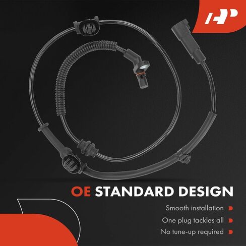 A-Premium Front ABS Wheel Speed Sensor Compatible with Ram 1500 2019 2020 2021 2022 2023 - Front Driver or Passenger Side in Saudi Arabia