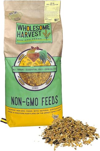 All Flock Feed, High Nutrition Layer for Flocks, Non-GMO Duck, Turkey, Geese and Chicken, Whole Grain 40 lbs Pack in Kuwait