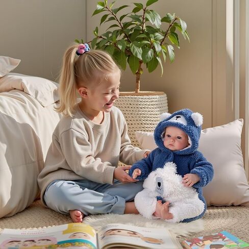 Babeside LifeLike Reborn Baby Dolls Boy - Aiden 20 بوصة واقعية مصنوعة يدويًا دمية دمية ناعمة للطفل واقعية نيوتن ومربعة هدايا للأطفال سن 3 + in Kuwait