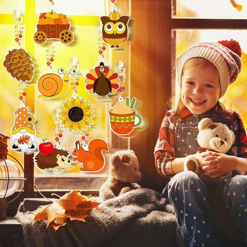 Yaomiao 30 مجموعات Summer Suncatchers Window Art Art Kits Diy Ice Cream Sun Casher Crafts Bulk Paint Window الخاص بك معلق الحلي لفصول عيد ميلاد المنزل. in Kuwait