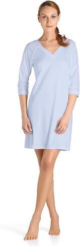 Hanro Women's Pure Essence 3/4 Sleeve Gown in Saudi Arabia
