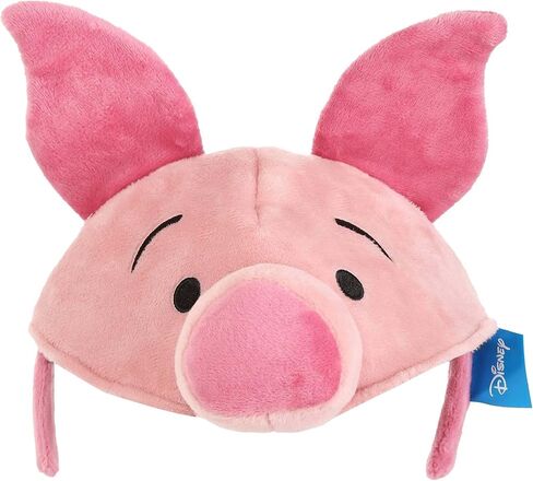 Disney Winnie the Pooh Piglet Plush Headband - Embroidered Ears and Snout, Officially Licensed in Saudi Arabia