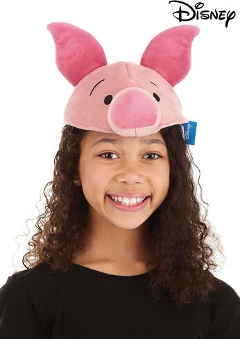 Disney Winnie the Pooh Piglet Plush Headband - Embroidered Ears and Snout, Officially Licensed in Saudi Arabia