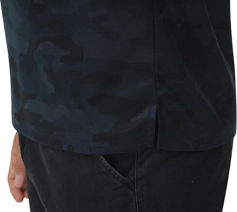 Mofiz Mens Camo Polo Golf Tirts خفيفة الوزن جاف ملاء in Kuwait