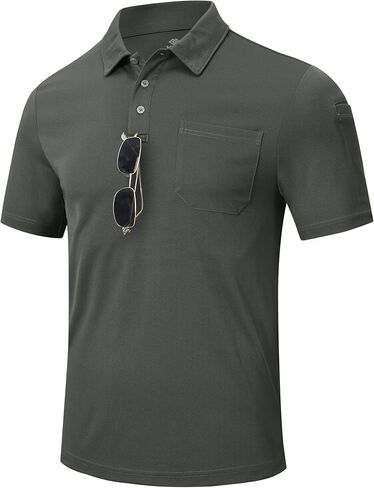 Mofiz Mens Camo Polo Golf Tirts خفيفة الوزن جاف ملاء in Kuwait
