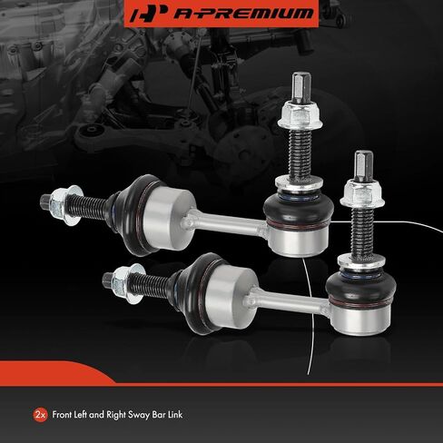 A-Premium 2 X Front Sway Bar Links Bar Bar Bar ، متوافقة مع شيفروليه سيلفرادو 1500 2019-2023 ، سيلفرادو 1500 Ltd 2022 & GMC Sierra 1500 2019-2023 ، GMC Sierra 1500 Limited 2022 in Saudi Arabia