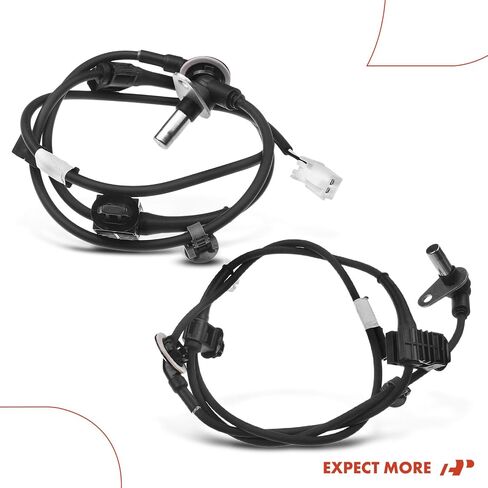 A-Premium ABS Wheel Speed Sensors Compatible with Mazda Models - CX-9 2007-2008/2011-2015, AWD - Rear Driver and Passenger Side, 2-PC Set, Replace# L2144372YF, L2144371YF in Saudi Arabia