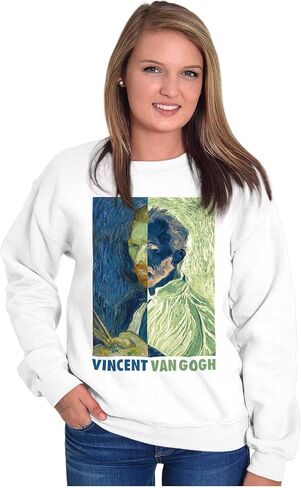 Brisco Brands Vincent Van Gogh Self Portrait Art Shirtshirt للرجال أو النساء in Saudi Arabia
