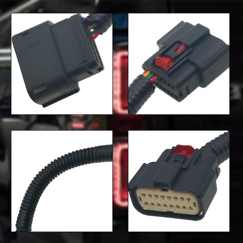 2pcs هالوجين إلى محول توصيل موصل محول تسخير التحويل الخلفي LED ، يناسب شاحنات Ford F-150 2018-2020 ، يتطلب Halogen w/o bliss LED forscan (غير متضمن) in Saudi Arabia