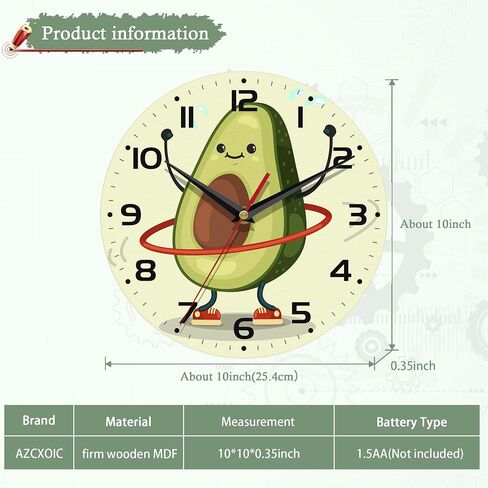 Vintage Wall Clocks Battery Operated,Life of Tree Clock for Living Room,Decorative Wall Clock for Living Room,Bedroom,Bathroom,Kitchen,10 Inch in Kuwait