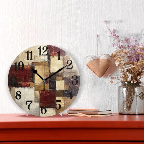 beige و burgundy clocks clocks clock لغرفة المعيش in Kuwait