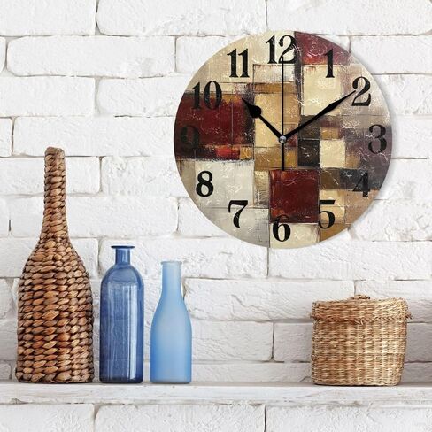 beige و burgundy clocks clocks clock لغرفة المعيش in Kuwait