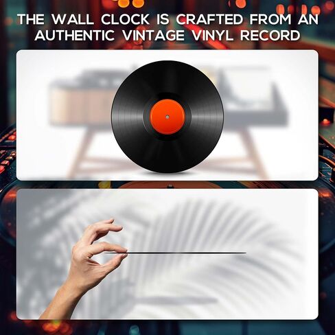 Alice Vinyl Record Wall wall مع ضوء LED ، فكرة هدية فريدة من نوعها ، ديكور القط ، أسود in Saudi Arabia