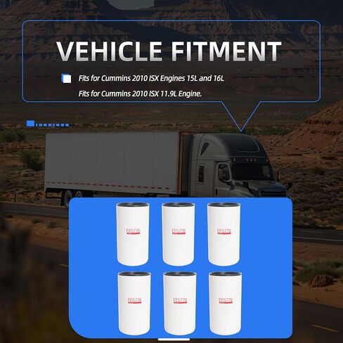 FF5776 Fuel Filter, Fits for Cummins 2010 ISX Engines 11.9L, 15L and 16L#OE FF5776 2864993 2893612 3685306 4331007 in Saudi Arabia