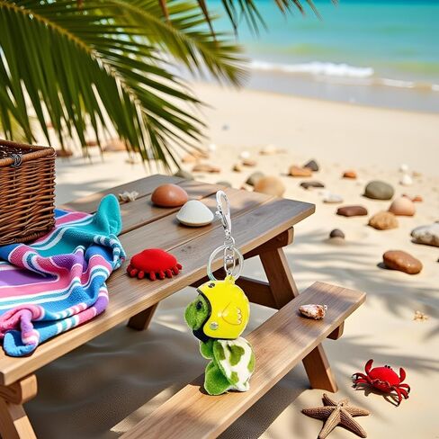 Plush Turtle Keychain,Cute Soft Stuffed Animal Pendant for Keys, Bags and Phone,Funny Portable Doll Charm, Car/Wallet/Belt Accessories,Adorable Gift and Multi-Use Decor in Saudi Arabia