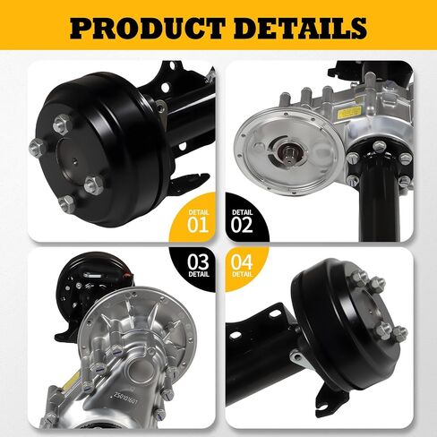 73500-G01 Rear Axle Assembly Compatible with 1994-1999 Medalist 1998-2001 Workhorse 800 73500G01 in Saudi Arabia