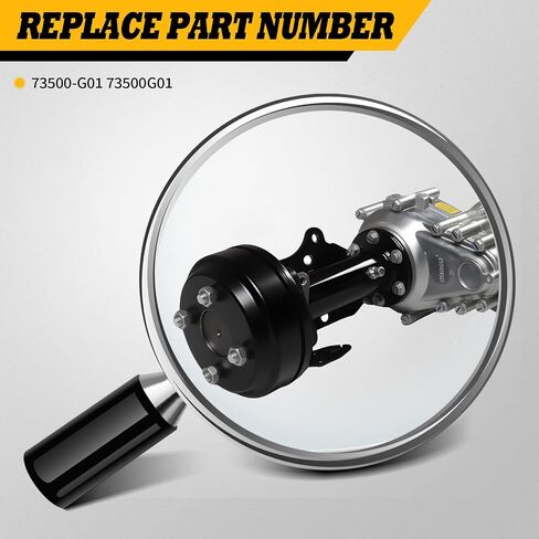 73500-G01 Rear Axle Assembly Compatible with 1994-1999 Medalist 1998-2001 Workhorse 800 73500G01 in Saudi Arabia