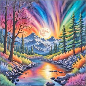 SJUTOUCI Diamond Painting Kits for Adults, Lily Flower Diamond Art Kits for Beginner, 5D DIY Painting with Diamonds, Full Drill Round Gem Art Craft for Home Decor 12x12 inch in Kuwait