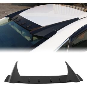 Rear Roof Spoiler, Compatible with 2016-2021 Honda Civic 4Dr Sedan, ABS Plastic Type R Unpainted Black Car Window Top Spoiler Lip Wing in Saudi Arabia