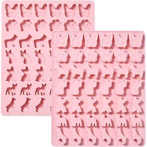 Stiesy 2 Pcs 6 Cavity Human Body Theme Silicone Moulds Reusable 3D Organ Silicone Fondant Cake Mould Heart Shape Baking Molds for DIY Soap Pudding Candy Chocolate Creative Teaching Halloween Decor in Kuwait