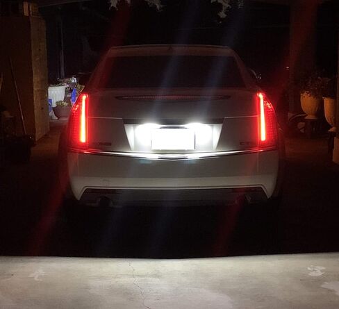 Ijdmtoy OEM-FIT 3W Full LED LED LECK KIT متوافقة مع 2008-2010 CADILLAC CTS-V Sedan ، مدعوم من الثنائيات ذات الصمام الأبيض 18-SMD XENON in Saudi Arabia
