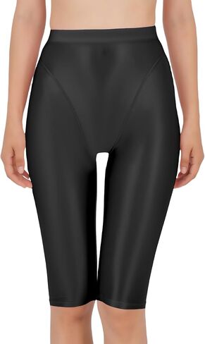 شورتات سيور لاتور لذيذ بيلاتيس بيلاتيس زيت لامع بطول الركبة الطول ناعم طماق رياضية الولايات المتحدة XS-L = TAG.NO in Kuwait