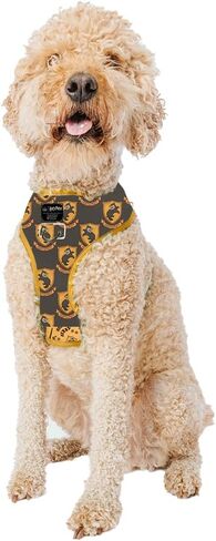 Dog Collar Harry Potter™ Hufflepuff - L, Adjustable, Durable, Comfortable and Stylish Pet Accessories for Large Dogs - Officially Licensed in Kuwait