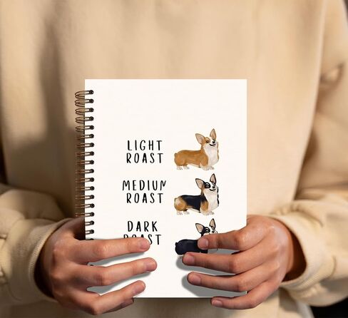 Dachshund Dog Spiral Notebook, Long Haired Dachshund Journal Weiner Dog Gifts for Women Lovers, Doxie Gifts for Lovers Women, College Ruled Hardcover Spiral Notebook 5.5x8.3 in Kuwait