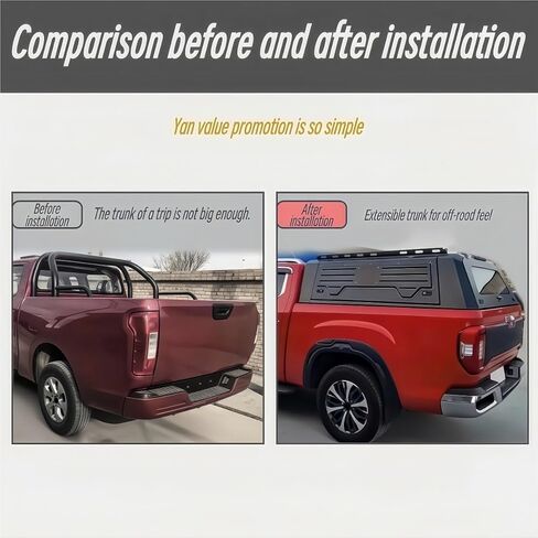 4x4 شاحنة مظلة Hardtop Hardtop متوافق مع Dodge Ram 1500 Laramie Longhorn 2013 Double Cab Steel Canopy Pickup Truck in Saudi Arabia