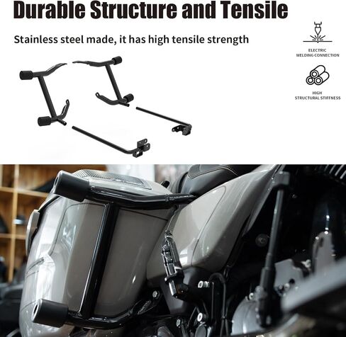 استبدال Harley Davidson دعم Crash Bar (الجزء الخلفي) لجلد Road Glide/CVO Road Glide/CVO Road Glide ST in Kuwait
