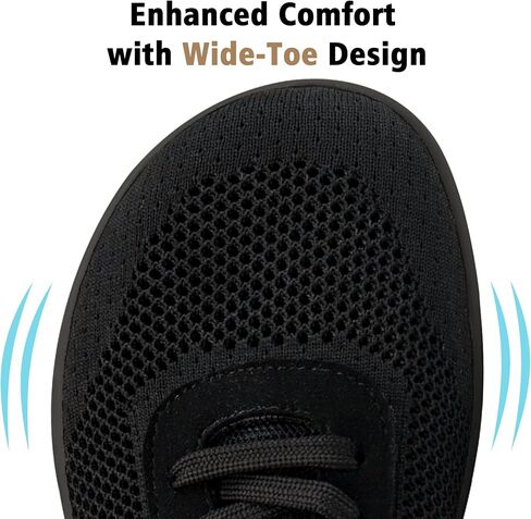 Women's Barefoot Walking Shoes Wide Toe Box | Zero Drop | Breathable Mesh Upper | Comfort Minimalist Design | for Travel, Hiking, Daily Use in Saudi Arabia