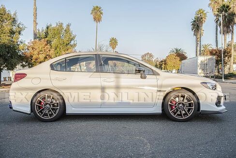 استبدال لعام 2018-2021 سوبارو WRX & STI JDM chargespeed Style Pritfle Lip Spinting and Side Chains Rocker Panel (ألياف الكربون) in Saudi Arabia