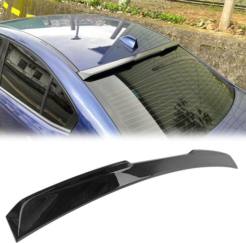 FreeMotor802 Window Window Roof Spoiler Wing ، يناسب 2015-2021 Subaru Wrx & Wrx STI ، X على غرار #D4S Crystal Black Silica Pearl ABS Racing Back Windshiel in Saudi Arabia