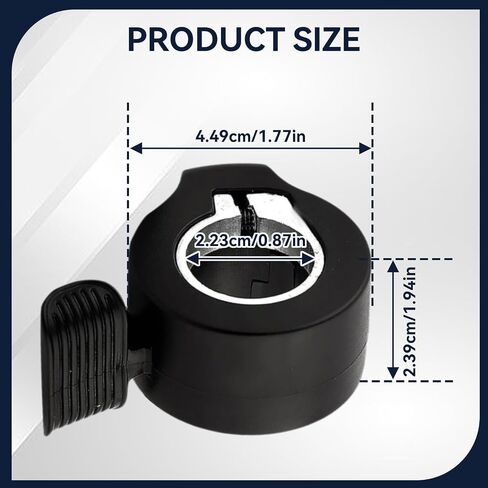 E-Bike Thumb Throttle 130X, Electric Scooter Throttle 12-72V SM Plug E-Bike Right/Left Hand Accelerator E Bike Speed Control for Electric Bicycle Scooter Accessories in Saudi Arabia
