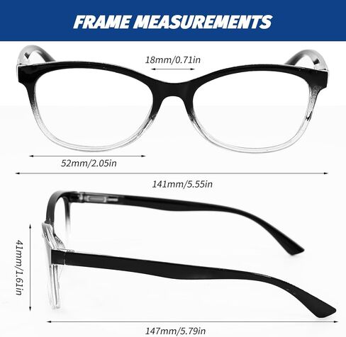Braxan One Power Auto Focus Reading Glasses القراء ، الضوء الأزرق المضاد ، Vision Auto ضبط النظارات من .5x إلى 2.5x ، للرجال النساء in Kuwait