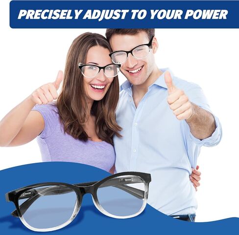 Braxan One Power Auto Focus Reading Glasses القراء ، الضوء الأزرق المضاد ، Vision Auto ضبط النظارات من .5x إلى 2.5x ، للرجال النساء in Kuwait