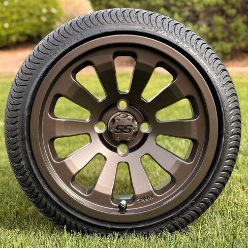 TREX 14 "Orion Matte Bronze Wheels مع 205/30-14" إطارات نقطة منخفضة (مجموعة من 4) (العروات القياسية 1/2 × 20) in Kuwait