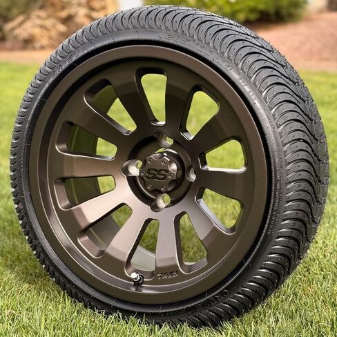 TREX 14 "Orion Matte Bronze Wheels مع 205/30-14" إطارات نقطة منخفضة (مجموعة من 4) (العروات القياسية 1/2 × 20) in Kuwait