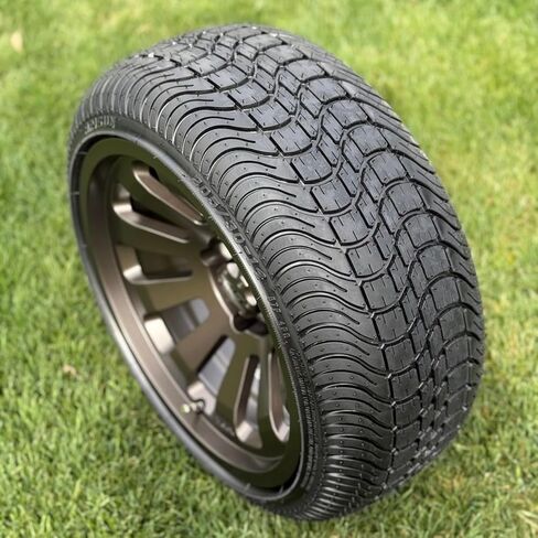 TREX 14 "Orion Matte Bronze Wheels مع 205/30-14" إطارات نقطة منخفضة (مجموعة من 4) (العروات القياسية 1/2 × 20) in Kuwait