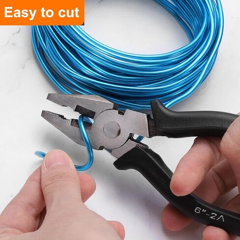 uxcell 12 Gauge 2mm Aluminum Armature Wire, 32.8ft(10m) Bendable Metal Wire Beading String Cord for DIY Jewelry Crafts Wreath Making Sculpting Floral Bonsai Trees, Green in Kuwait