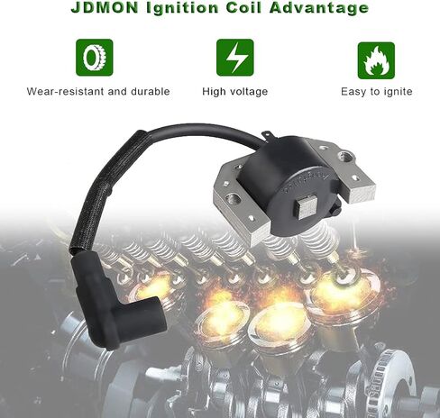 jdmon متوافق مع ملف الاشتعال Kawasaki FH381V FH430V FH480V FH500V FH541V FH580V 21171-7034 21171-7001 21171-7007 JOHN DEERE AM133525 MIA11064 2 PACK in Saudi Arabia