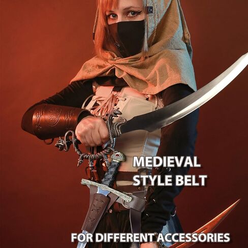 Medieval Belt Men Renaissance Belt Pirate Belt Sword Belt Viking Belt Women O Ring Belt Ren Faire Belt LARP Belt in Saudi Arabia